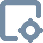 Crosshair Block SVG Icon